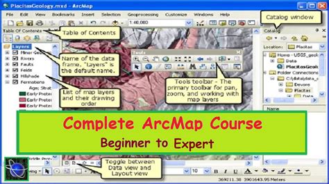 ArcMap Tutorial for Beginners 的图像结果