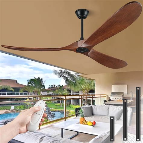 Buy BOOSANT 72" Ceiling Fans without Lights, 72 inch Ceiling Fan no ...