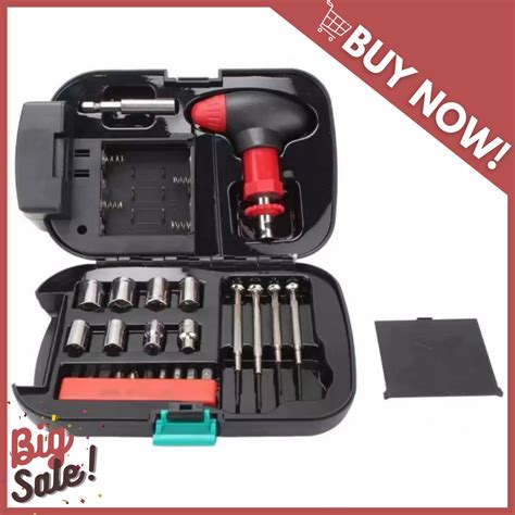 (Emergency Tool Kit Flashlight) 24pcs Portable Flashlight Tool Box Set ...