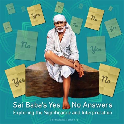 Sai Baba Answers Yes Or No | Sai Prashnavali