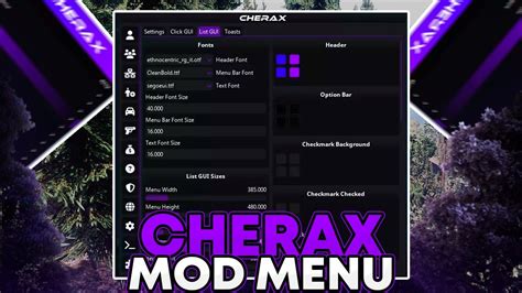Cherax Mod Menu 的图像结果