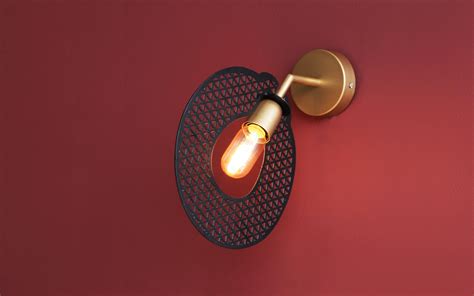 Buy Torai Black & Gold Metal Wall Light