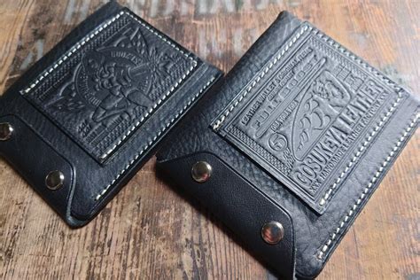 ライダースミニウォレット改 BB Riders Mini Wallet 改 Black Beauty | 五助屋レザー