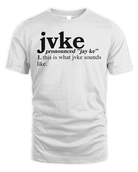 Jvke Merch Pronunciation Bone Shirt | Baribs