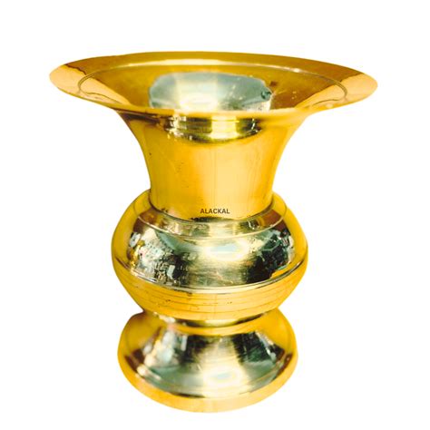 TRADITIONAL BRASS SPITTOON | KOLAMBI | TOBACCO DIPPING POT – Alackal ...
