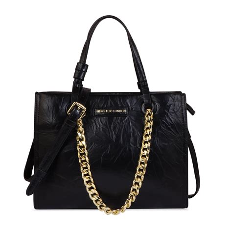 Buy Trendy Hamster London Pastel Promise Handbag Black