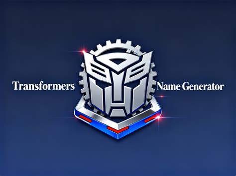 Transformers Name Generator