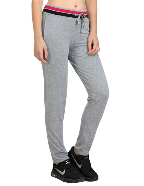 Buy Bodyactive Women Grey Melange Trackpant-LL3-GRML Online | Bodycare