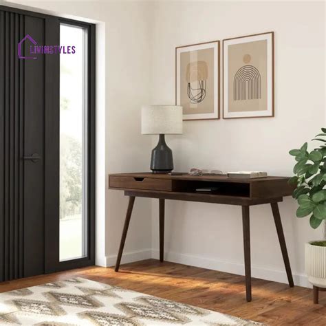 Mikhail Solid Sheesham Wood Study Table for Students – LivIn Styles