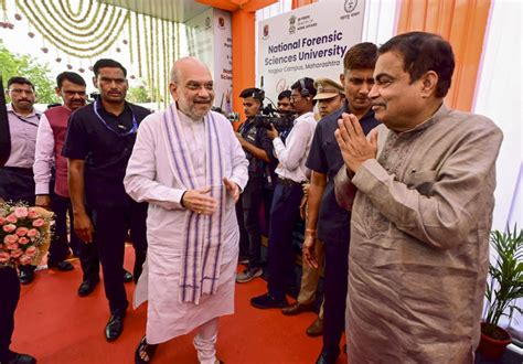 Amit Shah lays foundation stone of National Forensic Science University ...