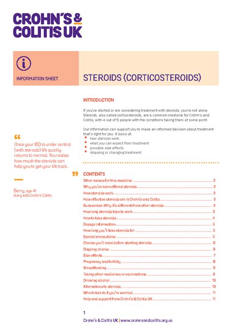 Steroids in IBD Treatment - Lecture Notes on Crohn’s & Colitis - Studocu