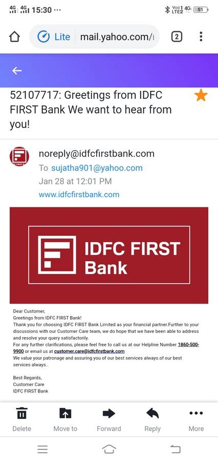 [Resolved] IDFC Bank — Loan emi