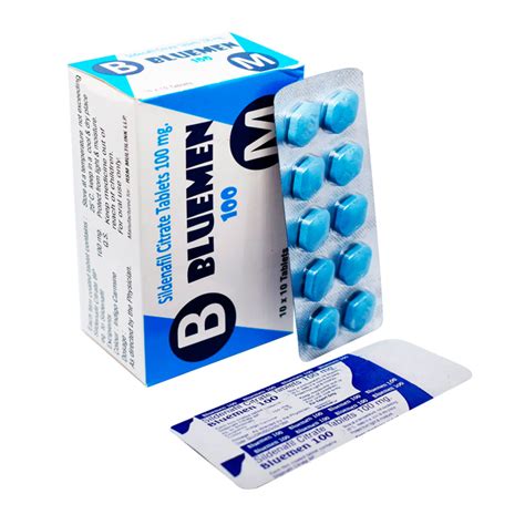 Buy Bluemen 100 (Sildenafil 100mg) Tablets Lowest Price | Special ...