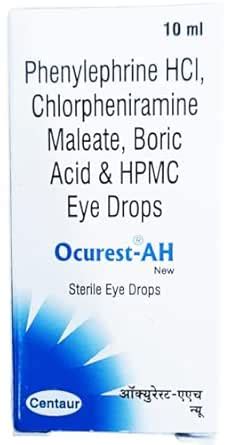 Ocurest AH - Bottle of 10 ml Eye Drops : Amazon.in: Health & Personal Care