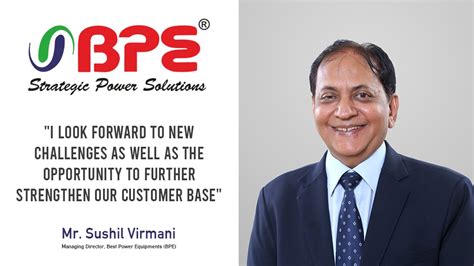 BPE Appoints Sushil Virmani as Managing Director