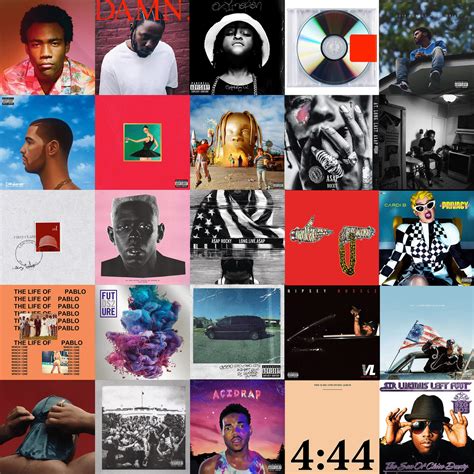 2010's Best RAP Albums Cover Art Collage Kit DIGITAL - Etsy Australia