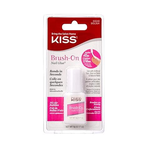 Kiss Products Brush On Nail Glue, 0.05 Pound : Amazon.in: Beauty