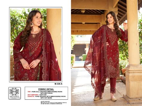 Mushq M-328 Wholesale Indian Pakistani Salwar Suits - textiledeal.in
