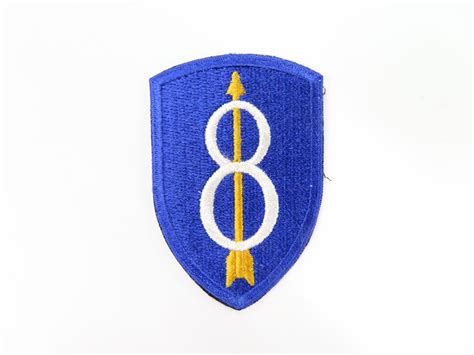 8th Infantry Division patch - Re-enactment Shop