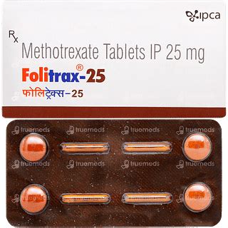 Folitrax 25 Mg Tablet 4 - Uses, Side Effects, Dosage, Price | Truemeds