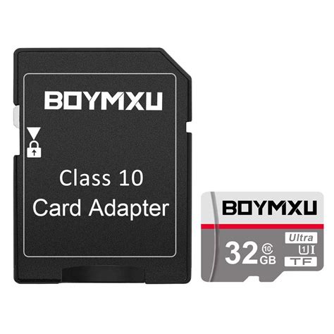 TF Card 32GB,BOYMXU TF Memory Card with Adapter,High Speed UHS-I Card ...