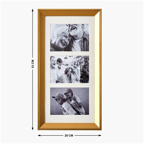 Buy Photomontage Gloss Wooden Photo Frame - 28x53cm from Home Centre at ...
