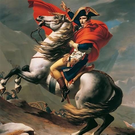 MacLennan’s Fascination on Instagram: ""Napoleon Crossing the Alps," painted by Jacques-Louis ...