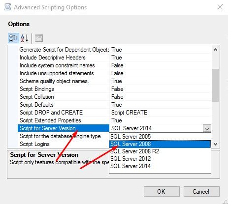 Edit SQL Script 的图像结果