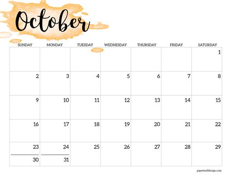 Monthly Calendar October 2022 Printable at Lula Restrepo blog