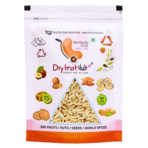 Dry Fruit Hub Pine Nuts without Shell 250gm,pine nuts chilgoza giri ...