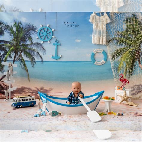 Setup No 35 | Sailor in Tropical Beach Theme | Madras Prop Store Rentals