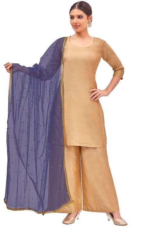 Women's Net Embroidered Full Size Dupatta (42" X 2.50 Meters) (2352 ...