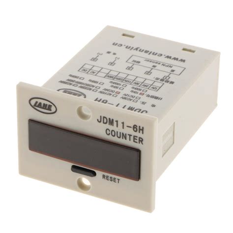 JDM11-6H Electronic Counter Sensor LED Display five pin AC220V– UNIQKART