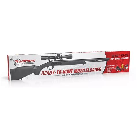 Traditions Redi-Pak Buckstalker XT .50 Caliber Muzzleloader | Academy