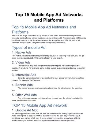 Top PPC Ad Networks 的图像结果