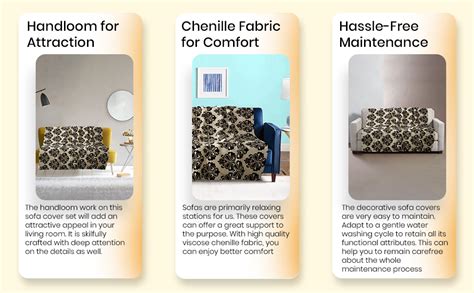 Saral Home Chenille 2 Seater Sofa Cover Throw (Brown, 140x160 cm ...