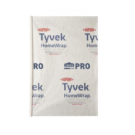 Tyvek 9-ft x 150-ft Water Resistant UV Resistant House Wrap 1350-sq ft ...