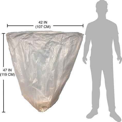 Reli. Trash Bags, 50 Gallon (200 Count) (Clear), Made in USA | Star ...