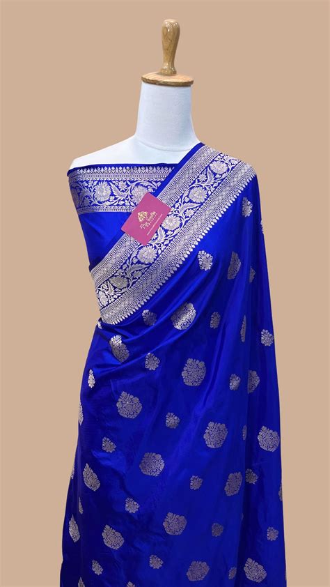 Pure Katan Silk Handloom Banarasi Saree - Jaal work – The Crafts Banaras