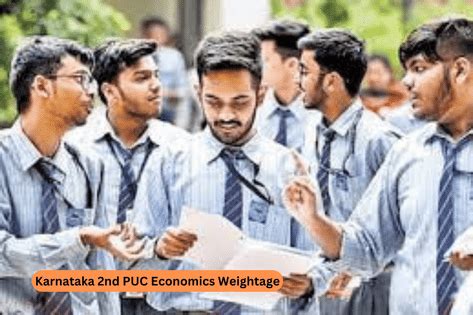 Karnataka 2nd PUC Economics Weightage 2026 Unit and Chapter-Wise Mark ...