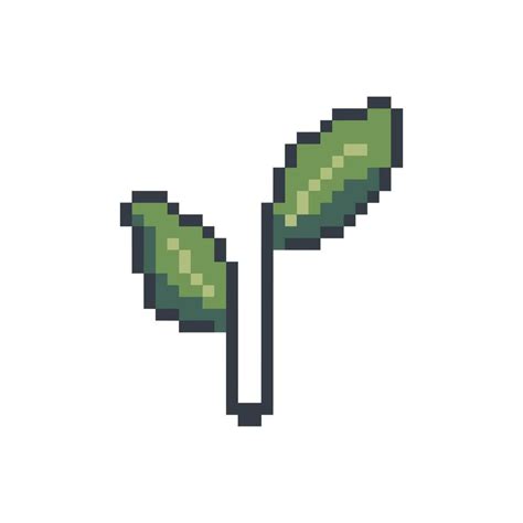 simple cute sprout pixel design 58564980 Vector Art at Vecteezy