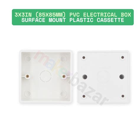 PVC Wall Mount Surface Box for Electrical Sockets Gang Plastic Housing