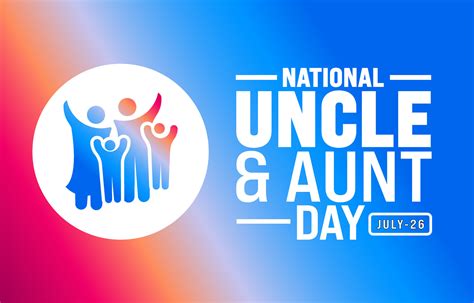 national uncle and aunt day background template. Holiday concept. Use ...