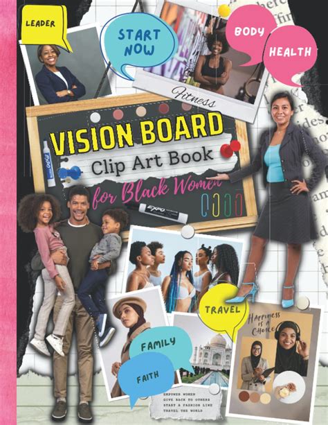Buy Vision Board Clip Art Book for Black Women: Create Powerful ...