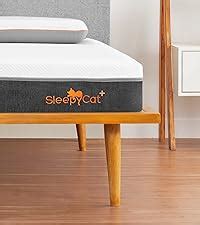 SleepyCat Plus Orthopedic Gel Memory Foam Mattress, Double Bed Size ...
