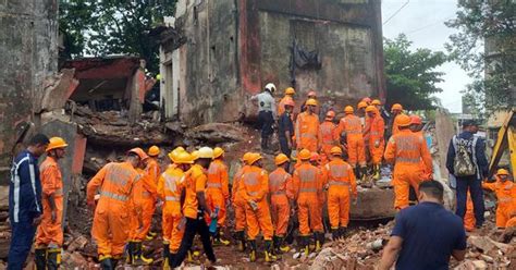 Seventeen dead, 20 injured after four-storey building collapses in Mumbai