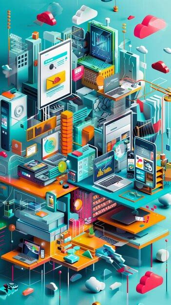 Digital marketing poster ads optimize | Premium AI-generated image