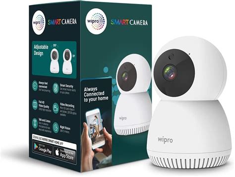 Wipro Smart Camera 1080P | Full HD Picture | AI Powered Motion ...