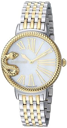 Roberto Cavalli by Franck Muller Women's 'OVERSIZED SNAKE' Swiss Quartz ...