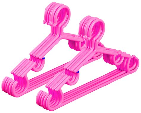 Kuber Industries Plastic 10 Pieces Baby Hanger Set for Wardrobe ...